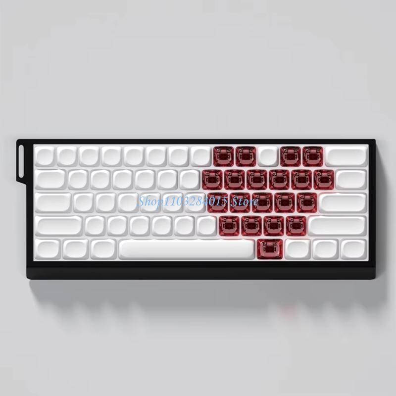 R6FF Heart MOA Profile 1U 1.25U No Engraveds Blank Keycap for Mechanical Keyboards