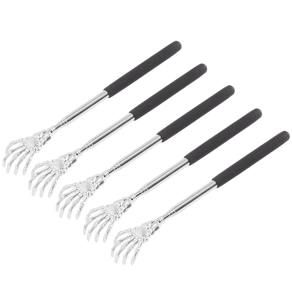 5Pcs Stainless Steel Back Scratcher Telescopic Massage Tool Comfortable Back Massager  Back Massage