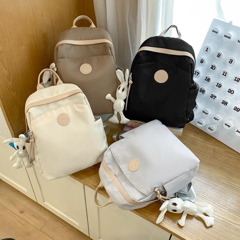 Schoolbag1011 Summer New Small Backpack Women's Waterproof, Lightweight and Fashionable Versatile Mommy Bag Going Out Shopping Small Schoolbag