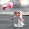 Cute And Creative Couple Decoration For Car Interior New Trendy Cartoon Style Mirror Pendant For Girls