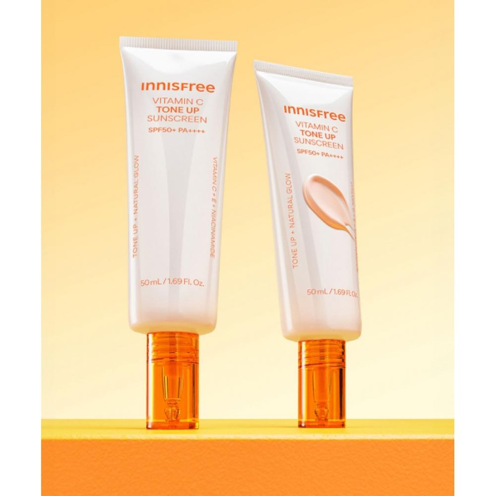 Innisfree [free Gift] Vita C Blemish Tone Up sunsCreen Spf50+ Pa++++ 50ml 2