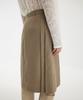 Youth Pleats Midi Skirt - Beige