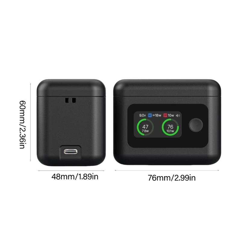 2 Slot Battery Fast Charging Dock For 360 X5 With LCD Screen Display And 27W Output Battery Charging Box