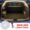 Tira de Luz LED para Maletero de Coche Detección Automática Iluminación de Maletero de Alto Brillo Luz Ambiental Decoración Interior Tira de Luces de Portón Trasero Universal para SUV/MPV