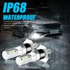 2 pezzi H1 6000k ultra bianco 55w 8000lm kit lampadine per fari a led fendinebbia per auto lampada di guida Ip68