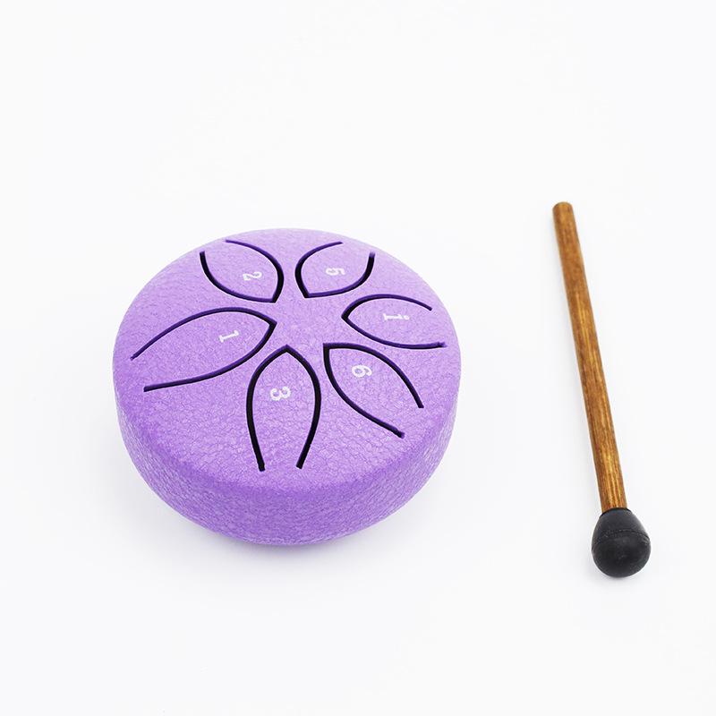 Mini Void Drum 3-дюймовый 6-тоновый стальной язычковый барабан Void Drum Forget Worries — фото 8