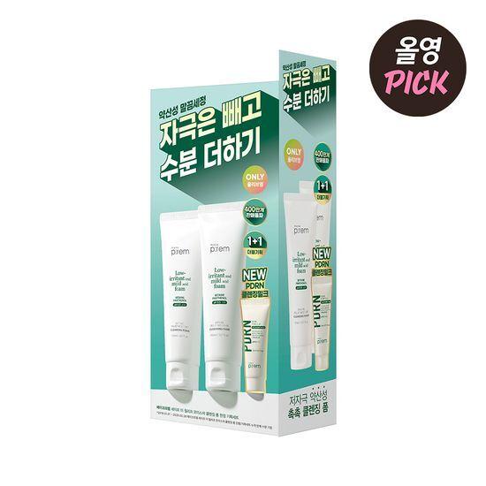 Make P:REM Moisture Cleansing Foam 150ml 1+1 Promotion (+PDRN Cleansing Milk 21ml)