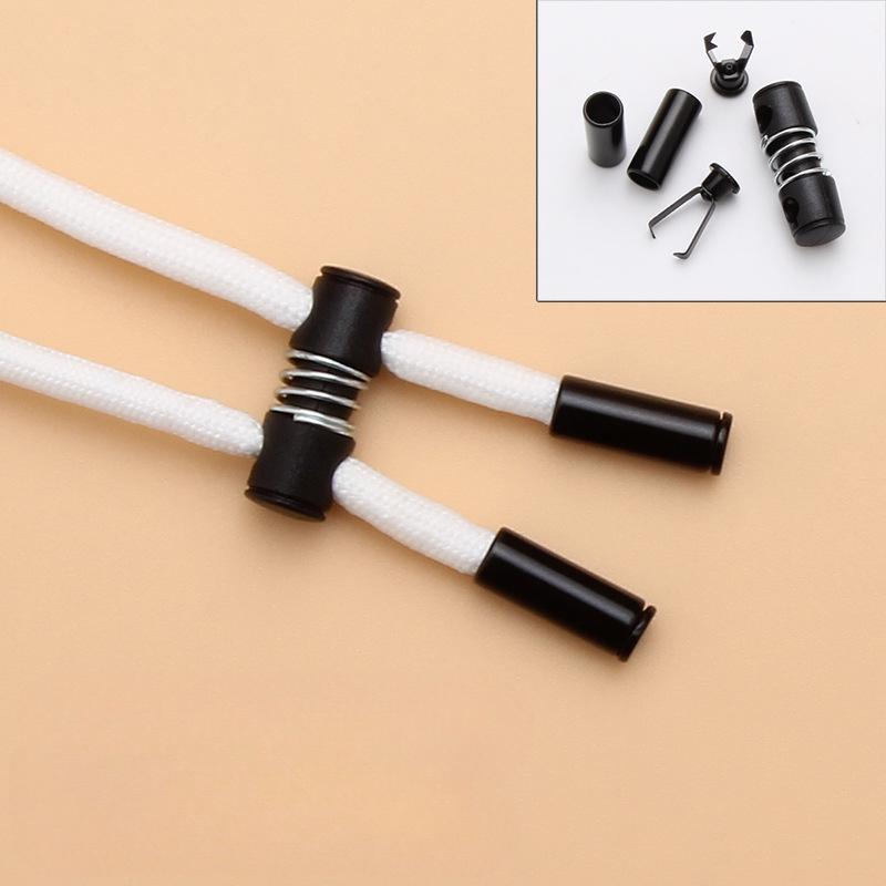 1 Set Strong Elastic Band Sweatpants Waist Drawstring Strap with Cord Lock Stopper DIY Sewing Band Accessories