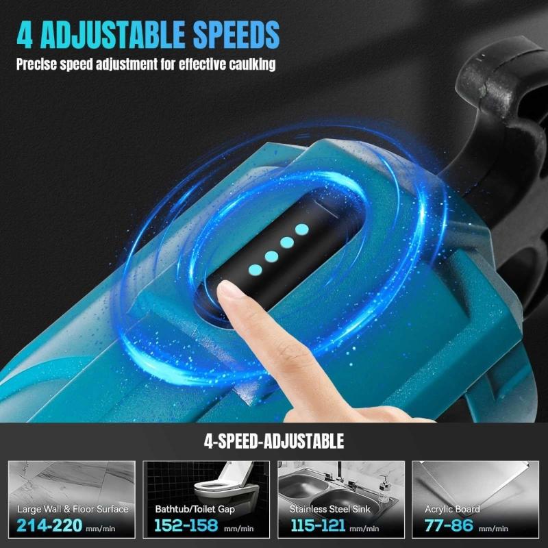 Intelligent Electric Caulking Guns Hard Tube Precise Control Ergonomic Design DIY Enthusiasts Suitable For Crafting Task