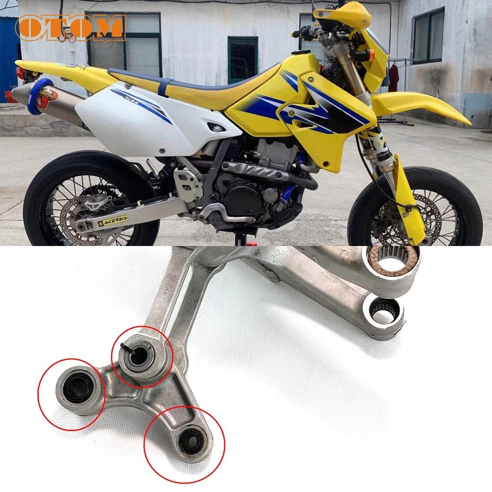 For SUZUKI Triangle Lever Linkage ARM Kit Motorcycle Oil Seal Bearing Bushing DRZ400 DRZ400SM RM125/250 Arm Maintenance Kit