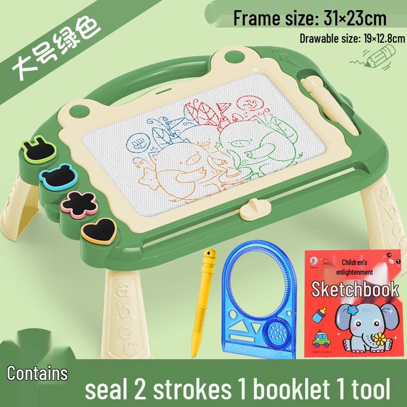 Colorful Magnetic Drawing Board for Kids - Detachable Writing & Graffiti Tool for Kindergarten Learning