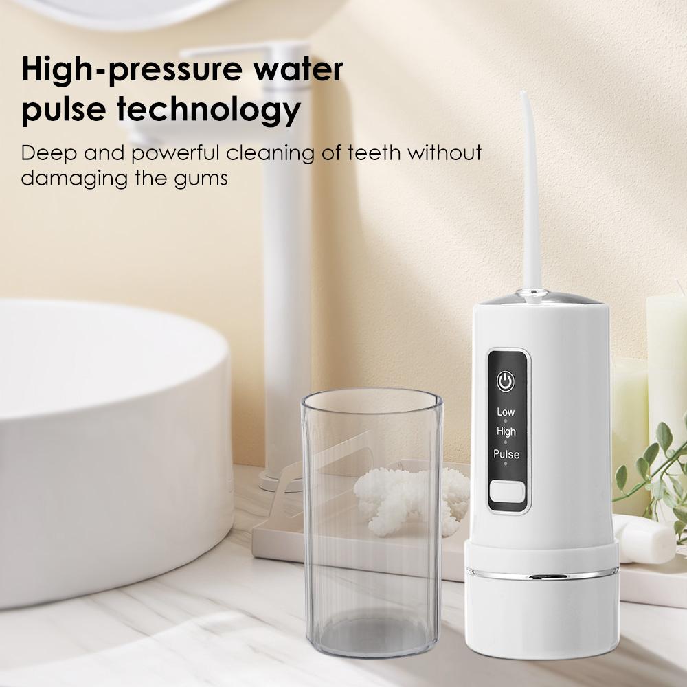 Electric Dental Oral Irrigators 3 Mode Water Flosser Waterproof Dental Water Jet 230ML Water Tank Teeth Whitening Teeth Cleaner