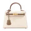Color Matching Bag Women's Mini Cowhide Leather Bag New Palm Pattern Single Shoulder Crossbody Second Generation Commuting