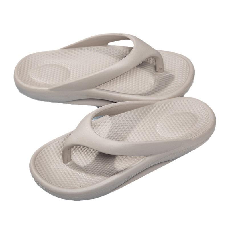 Large size slippers summer men's flip-flops couple high elastic beach cool slippers