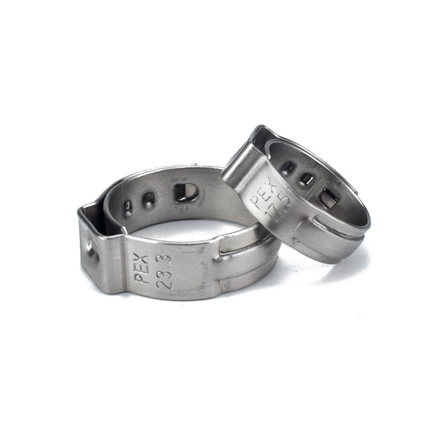 42PCS Single Ear Stainless Steel Car Hydraulic Hose Clamps O-Clips Pipe Fuel Air Pipe Clamp with Pliers Tool