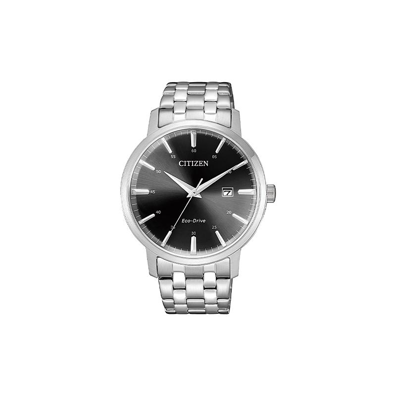 

CITIZEN Eco-Drive Series Calendar Display Dial Solar Quartz Steel Strap Men s Watch Black Dial BM7460-88E чорний