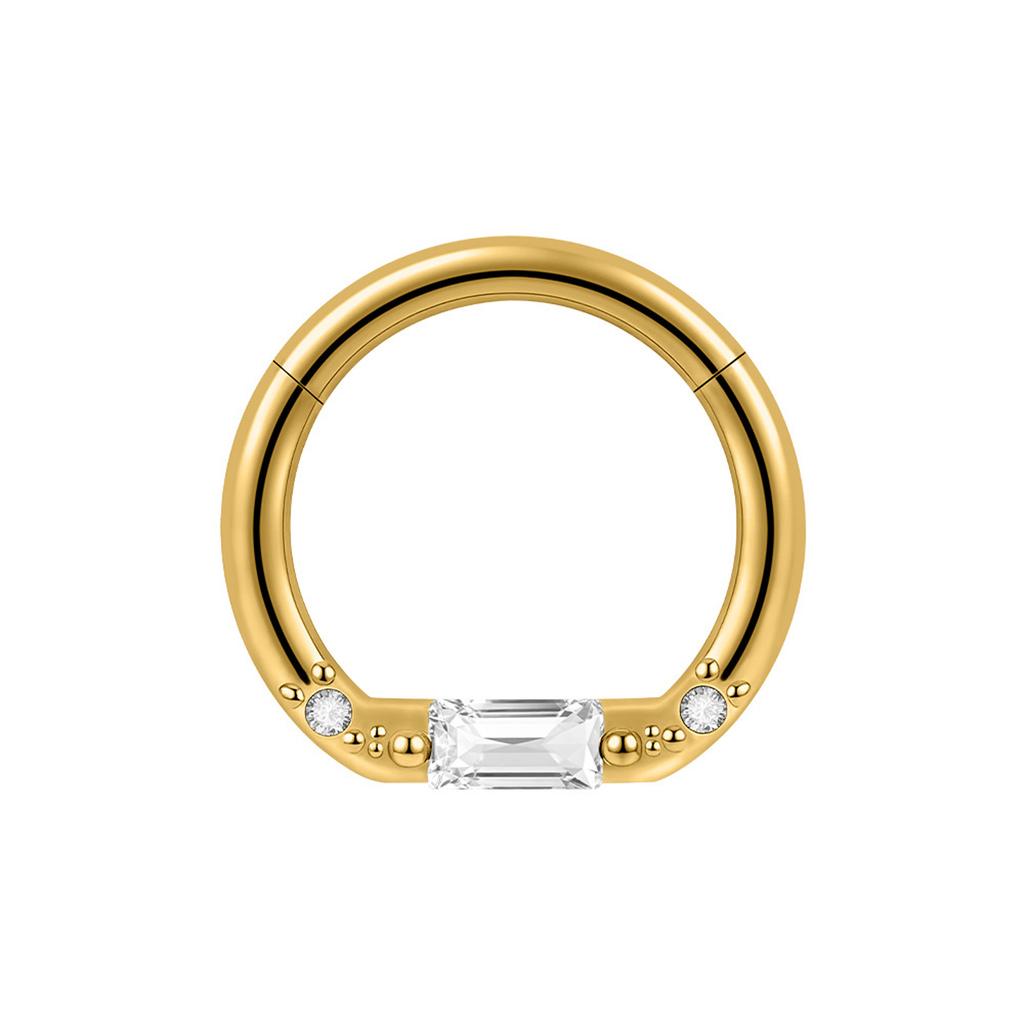 Multifunctional Nose Ring Seamless Design Comfortable Wear Body Piercing Jewelry Stainless Steel Fashion Accessories