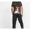 Air Jordan Retro Short Sleeve T-Shirt With Back Print Dunk Silhouette In Vintage Style Men Tops Black AQ3735-010