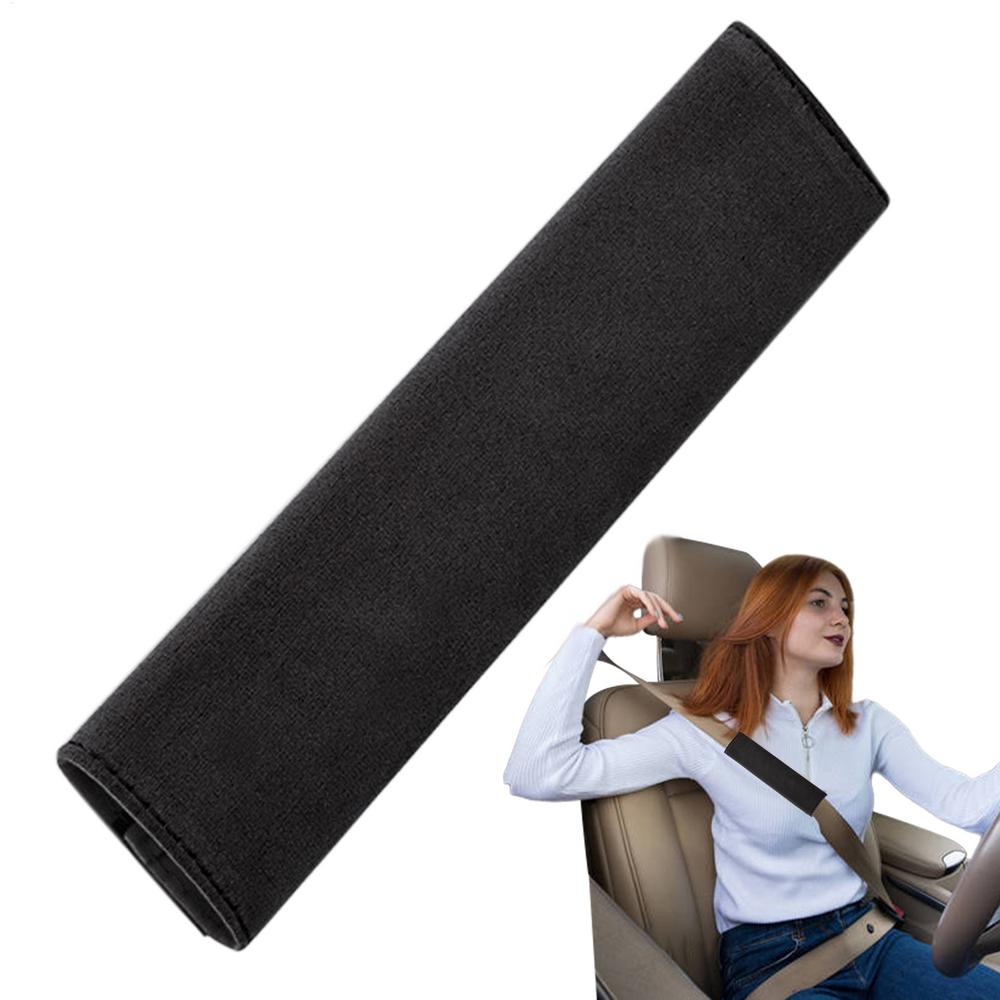 Seat Belt Shoulder Pad Soft Seat Belt Cushion Built-In Anti-Slip Silicone Strip Padded Safety Strap Cushion For Driving Travel