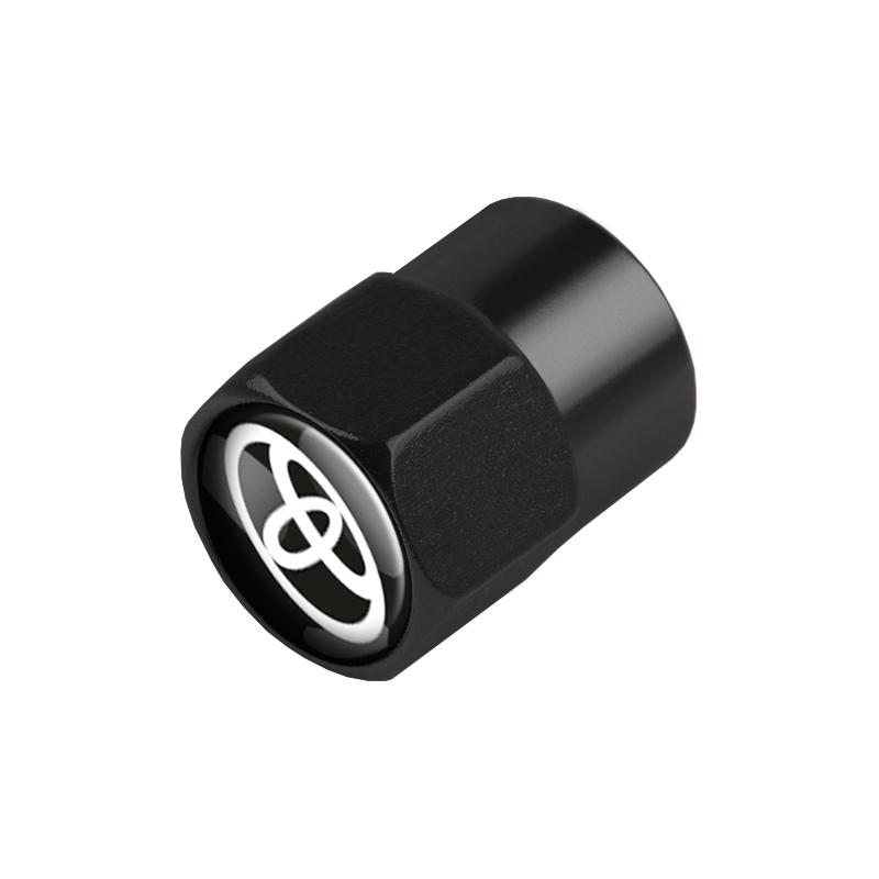 3D Metal Car Logo Wheel Valve Caps Tire Dust Cover For Toyota 4runner Harrier Venza Yaris Cross Auris Avensis Chr Rav4 Raize