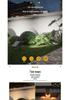 Rainproof Dual-Use Solar Spotlight for Garden and Lawn Decoration
