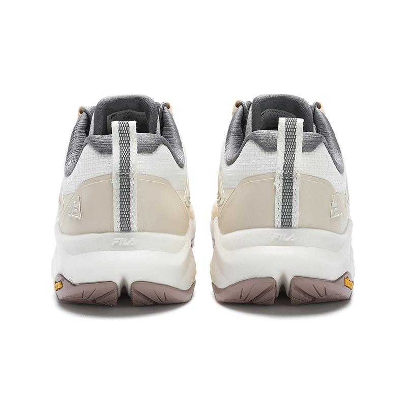 FILA Breathable Versatile Durable Low-Top Outdoor Functional Shoes Women Shoes Milk-White Sunset-Yellow A12W431203FGC