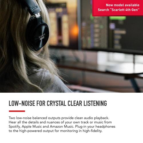 Focusrite Scarlett 2i2 (3rd Gen) 2-in/2-out 24-bit/192kHz Audio Interface