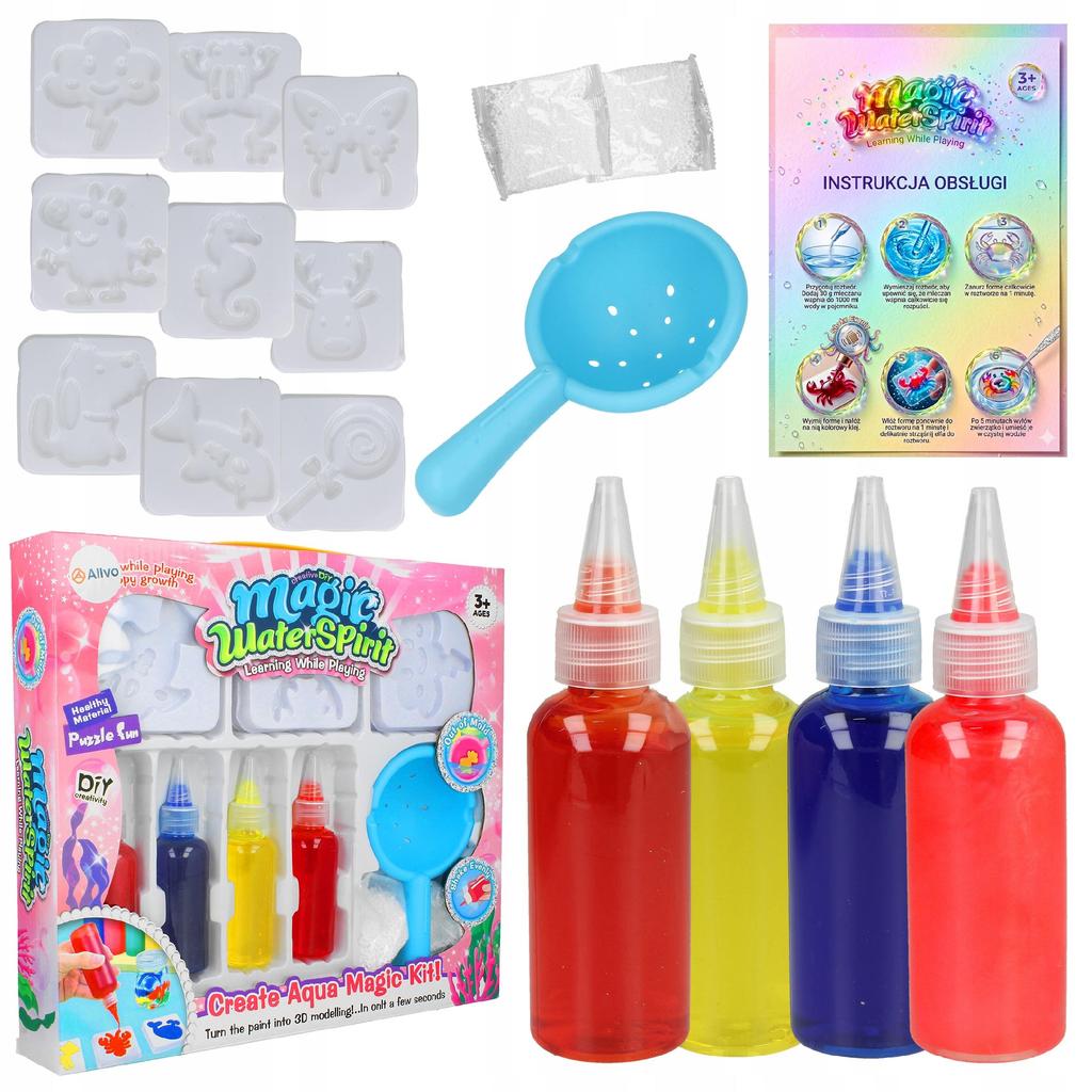 [PACZA] Creative Set for Children Magic Water Gel + Molds Z3422R
