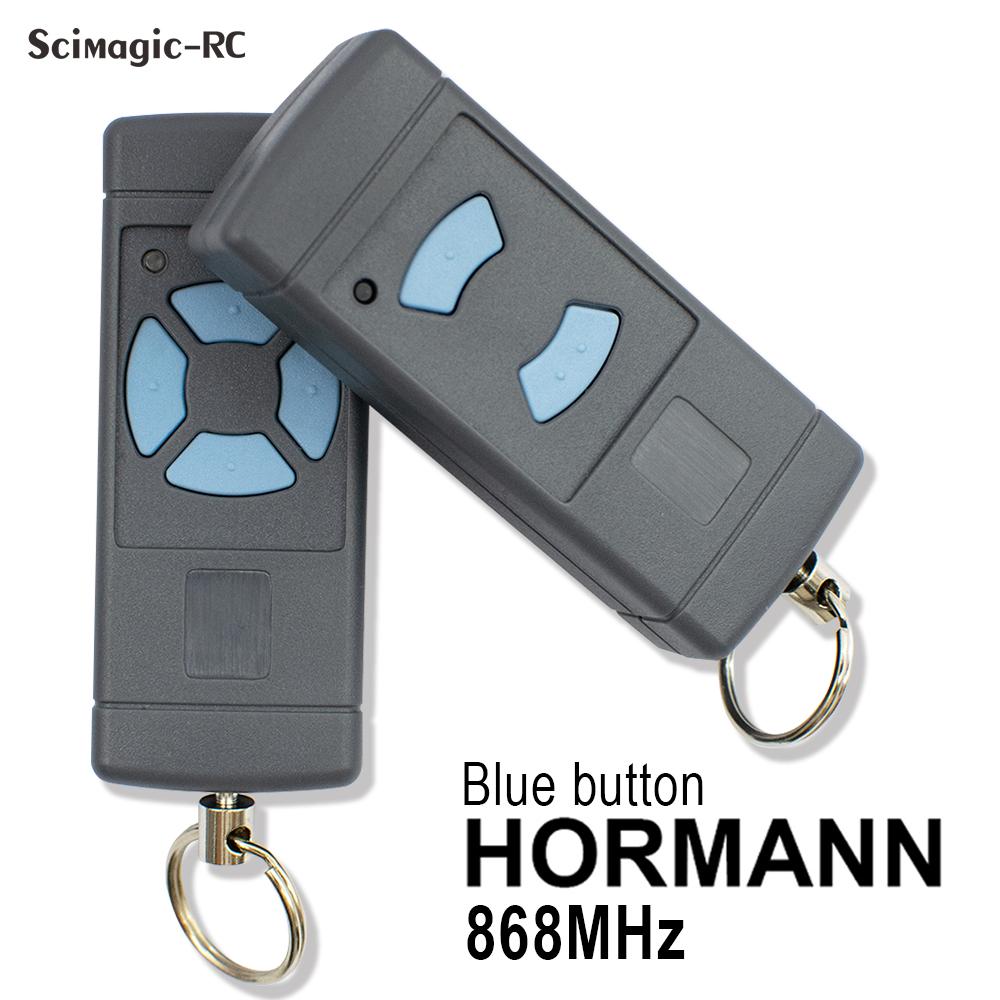 Scimagic HORMANN HSE2 HSE4 868MHz Compatible With HSM2 HSM4 HS2 HS4 868 Gate Door Remote Control Blue Button Garage Opener