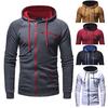 Men's Autumn Casual Solid Long Sleeve Hoodie Sweatshirt Top Outwear