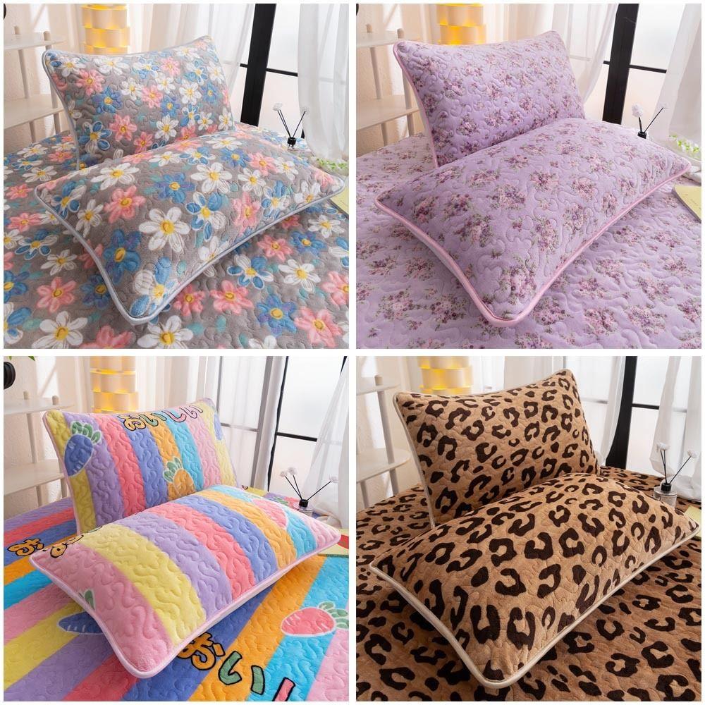 48*74cm Pillow Cover Velvet Pillowcase Comfortable Pillow Case Protector  Autumn/Winter
