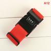 2M Rainbow Password Lock Packing Luggage Bag With Luggage Strap