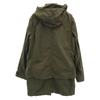 Nano Universe 2WAY Mod Coat 40 Khaki Spring Women Used