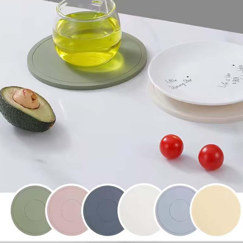 High-End Luxury Teacup & Bowl Heat-Insulation Mat: Anti-Scald Silicone & PVC Coaster for Dining Table and Casserole Placemats