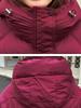 Women's Hooded Short Warm Jacket with Large Pocket
