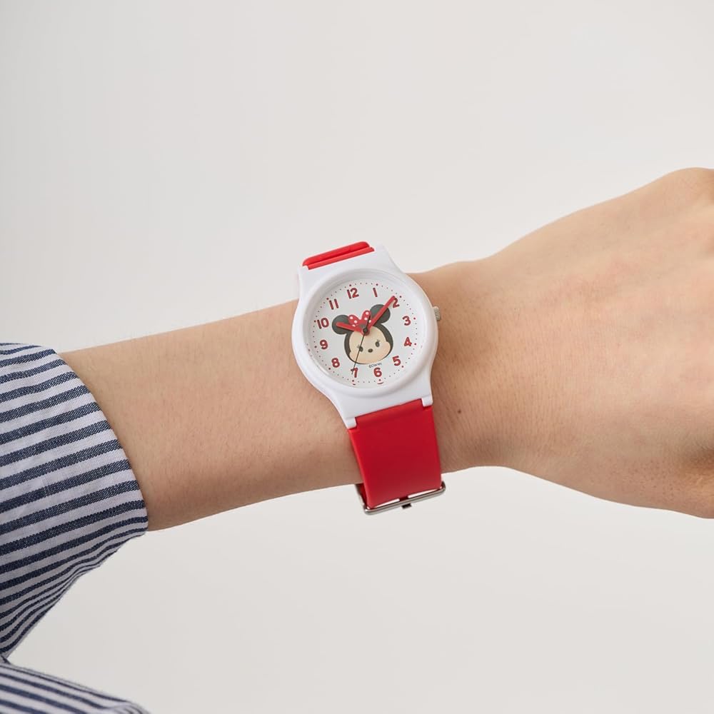 Citizen Q&Q Analog Watch Disney Tsum Tsum Minnie Mouse Waterproof with Urethane Strap V06A-504VK