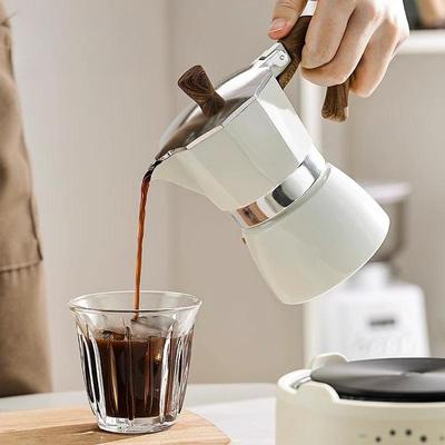 Outdoor Portable Coffee Utensil High Pressure Extraction Coffee Mocha Pot Household Italian Espresso Hand Brewed Coffee Pot