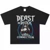 2025 Beast In Black Band Rock American Retro T-shirt Street Made Old Hip Hop Short Sleeve Vintage High Quality Luxury Brand