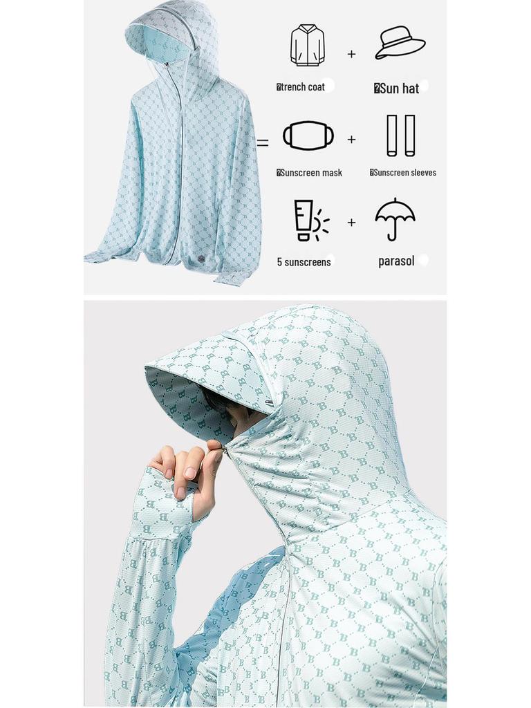 UPF50+ Couple's Lightweight Sun Protection Jacket - Breathable, Thin, UV Protection for Outdoor and Sports.