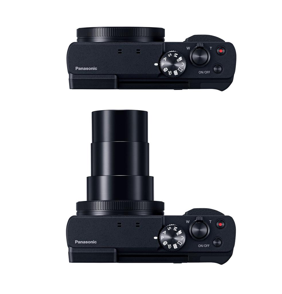 Panasonic LUMIX DC-TZ90-K Compact Digital Camera, Black, 30x Optical Zoom, 4K Video Recording, 20.3MP
