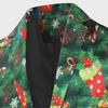 2024 Autumn/Winter Casual 3D Printed Christmas Suit & Trousers Set