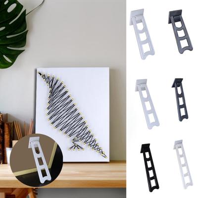 5 adet fotoğraf çerçevesi standı ayarlanabilir açı yapışkanlı destek fotoğraf ekranı stand braketi arka bacak ayak ofis aksesuarı