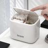 Automatic Pops Up Lift No-Drill Cotton Swab And Makeup Cotton Dispenser Hair Accessories And Hair Tie Desktop Storage Box