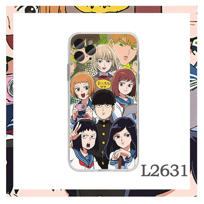 Mob Psycho 100 iPhone Case for iPhone 11/12 - Kageyama Shigeo & Reigen Arataka Design