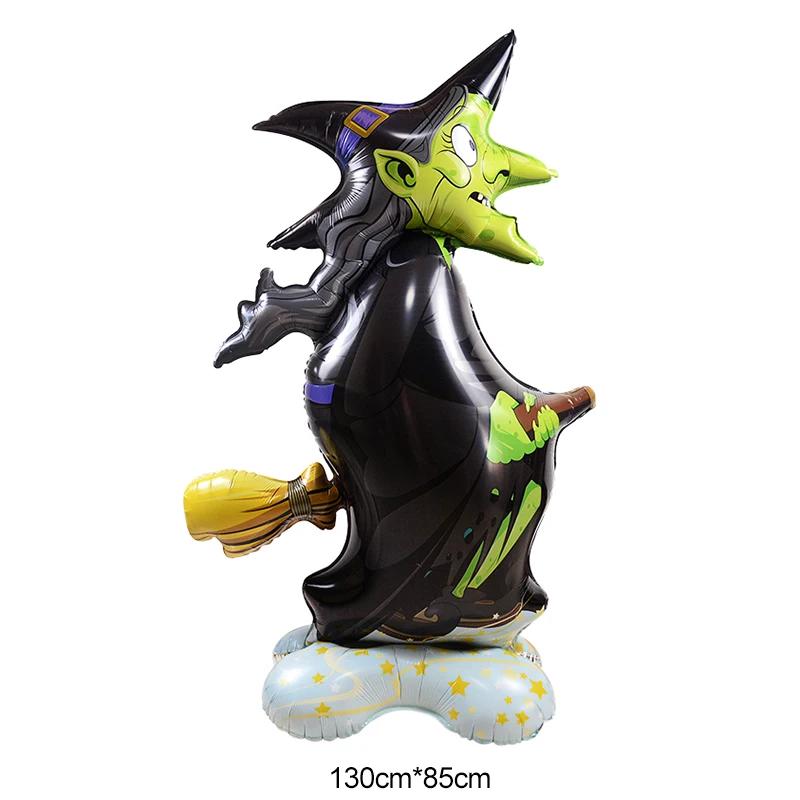 Giant Stand Halloween Foil Balloons Pumpkin Witch Ghost Inflatable Globos For Halloween Party Decoration Kids Favors Gift Toys