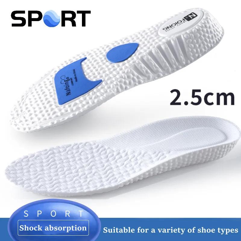 1Pair EVA Sports Shock Absorption Shoes Insole for Feet Height Increase Insoles Men Women Arch Support Orthopedic Shoe Pads