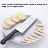 Potato Chip Wavy Cutter French Fry Wavy Crinkle Cutter Fruit Slicer Chopper Vegetable Chipper Potato Wavy Cutter Wavy Cutter