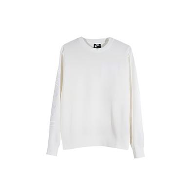 Nike Double Swoosh Sport Casual Sweatshirt Men Sweatshirt White CU4035-133