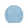 Fila Fusion Logo Print Sports Pullover Crewneck Sweatshirt Men Sweatshirt Daffodil-Blue T11U216201F-LB
