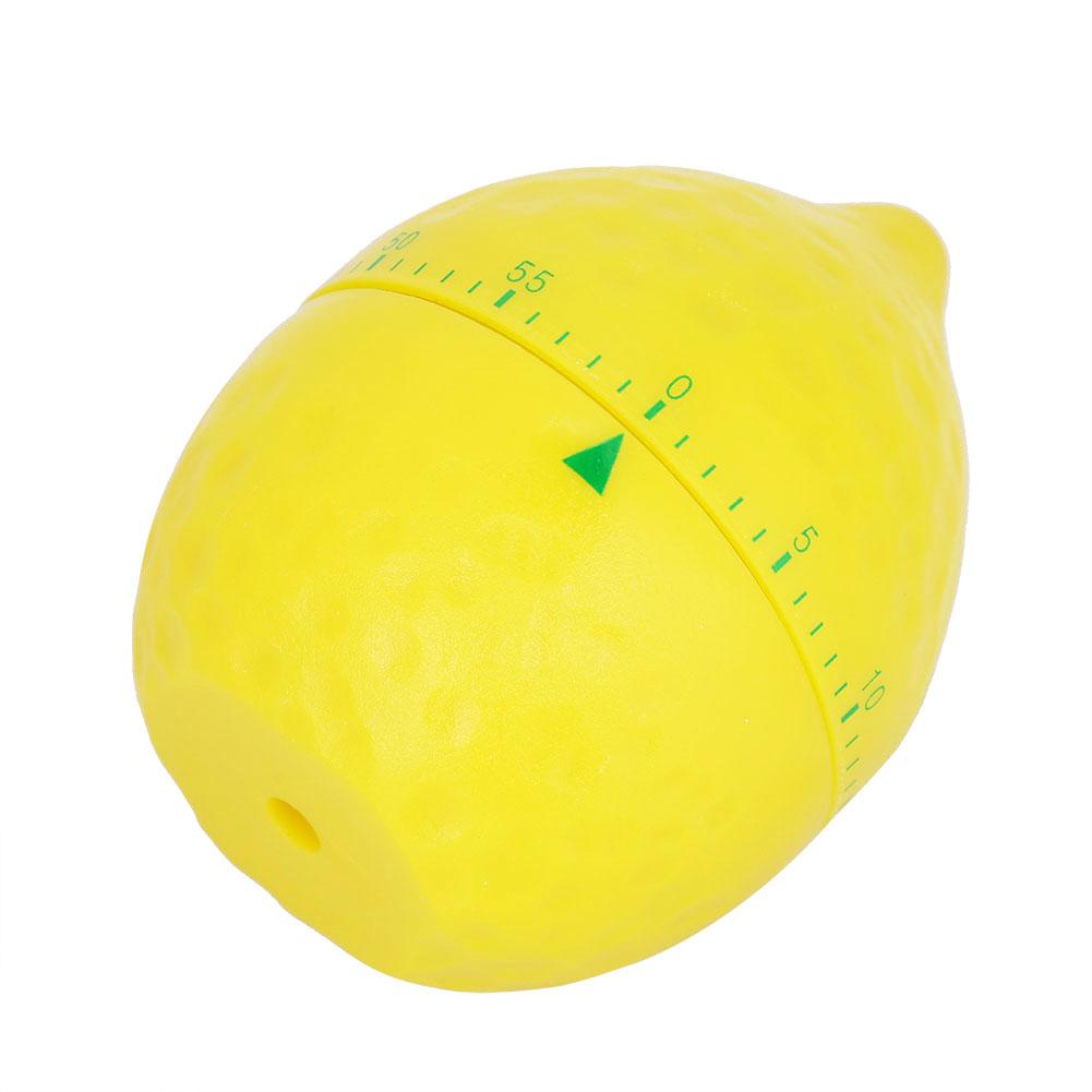 Kitchen Mechanical Timer Manual Lemon Shape Counters for Home Cooking Timing Tool